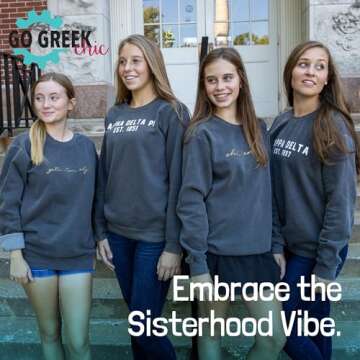 Alpha Delta Pi Sweatshirt | Go Greek Chic Style