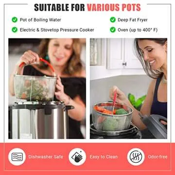 Salbree Steamer Basket for Instant Pot 8qt Accessories