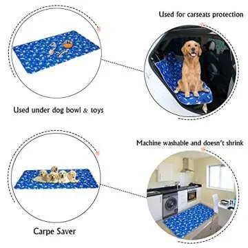 Yangbaga Extra Large Washable Pee Pad for Dogs