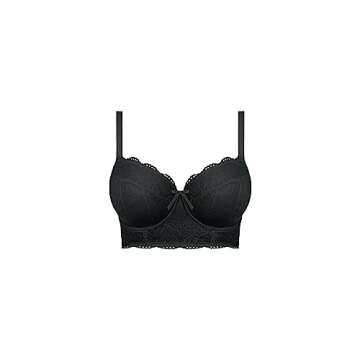 Freya Women's Fancies Underwire Longline Bra, Black, 34H