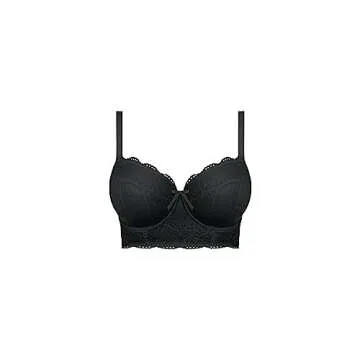Freya Women's Fancies Underwire Longline Bra, Black, 34H