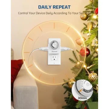 Dewenwils Mechanical Timer - Perfect for Home & Office