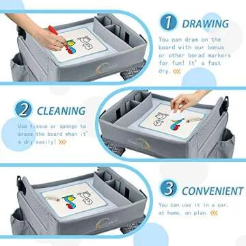 Sadousse Kids Travel Tray - Perfect for Traveling Fun