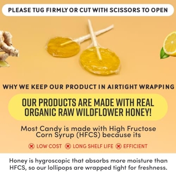 Natural Motion Sickness & Nausea Relief Lollipops - MommaBear