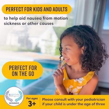 Natural Motion Sickness & Nausea Relief Lollipops - MommaBear