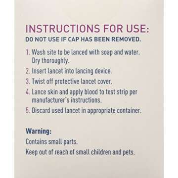 Trueplus Sterile Lancets 28 Gauge for Comfort & Value