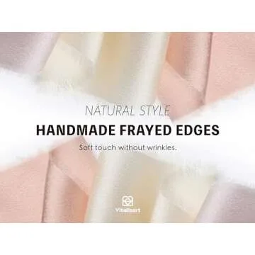 Vitalizart Silk Satin Ribbon for Gift Wrapping and Crafts