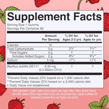 MaryRuth Organics Probiotic Gummies for Kids 60 Count