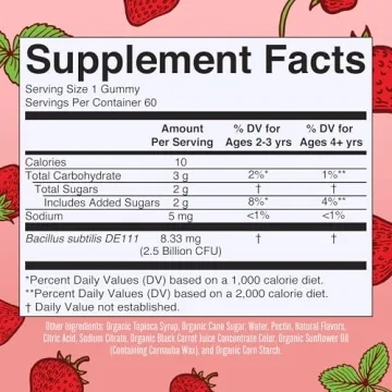 MaryRuth Organics Probiotic Gummies for Kids 60 Count