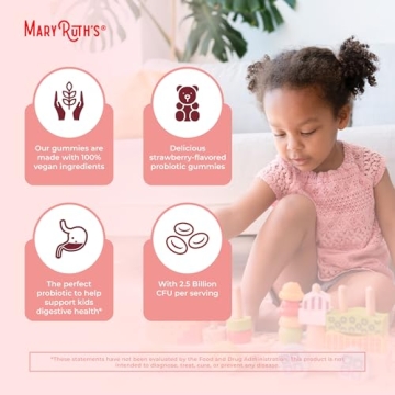 MaryRuth Organics Probiotic Gummies for Kids 60 Count