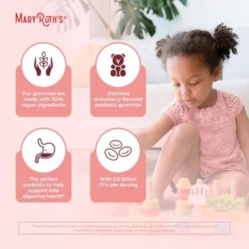MaryRuth Organics Probiotic Gummies for Kids 60 Count