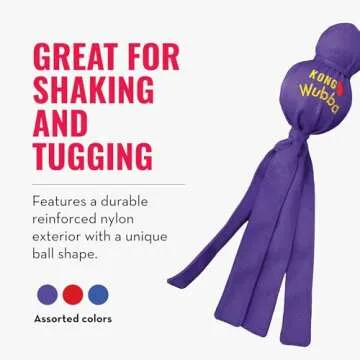 KONG Wubba - Dog Toy for Tug of War & Fetch - Dog Supplies for Puppy & Dog Playtime - Outdoor & Indoor Dog Toy - for XL Dogs