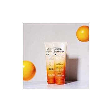 GIOVANNI 2chic Ultra-Volume Conditioner - Daily Volumizing Formula with Papaya & Tangerine Butter, Promotes Weightless Control for Thin Hair, No Parabens, Color Safe - 8.5 oz