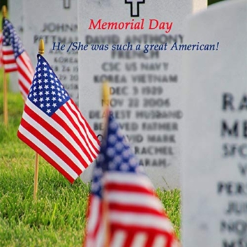 25 Pack Small American Flags for Celebrations and Events