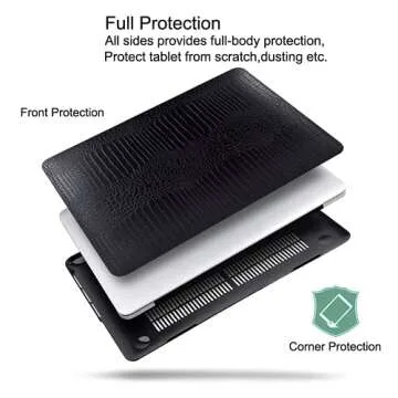Stylish Leather MacBook Air 13 Inch Case for 2022-2018