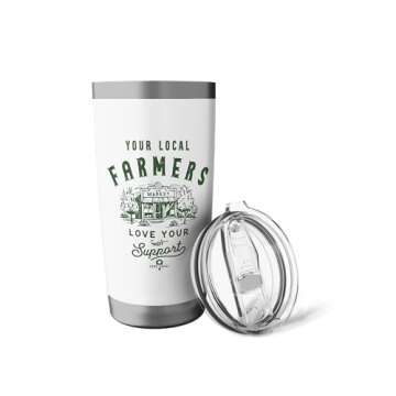 Support Your Local Farmers Stainless Steel Insulated Tumbler