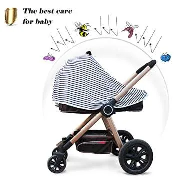 Baby Nursing Cover - Multi Use, 360° Breastfeeding Privacy, Shower Gift