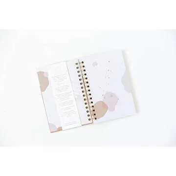 Promptly Journals, A Postpartum Journal (Powdered Lilac, Leatherette) - Post Partum Recovery Journal For Women, Gift for New Mom, Guided Journal for Her