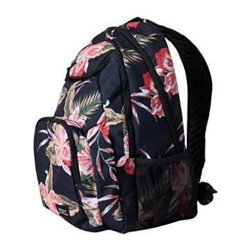 Roxy Women's Shadow Swell Backpack - Eco-Friendly Floral Design