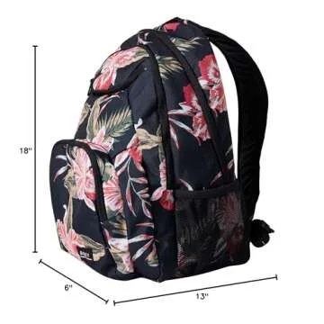 Roxy Women's Shadow Swell Backpack - Eco-Friendly Floral Design