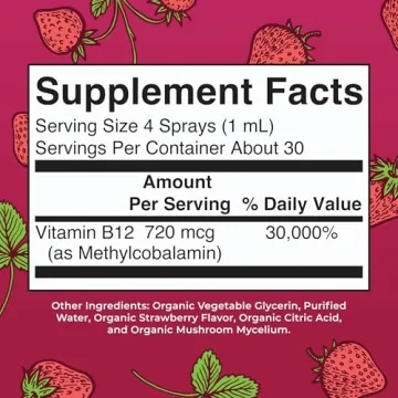 MaryRuth's Organic B12 Spray - Vegan Energy Support