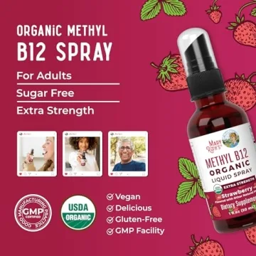 MaryRuth's Organic B12 Spray - Vegan Energy Support