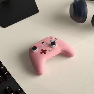 PowerA Enhanced Wired Controller for Xbox Series X|S - Pink, Officially Licensed for Xbox