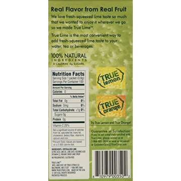 True Lemon & True Lime Bulk Dispenser Packets, 100 Count (Pack of 2)