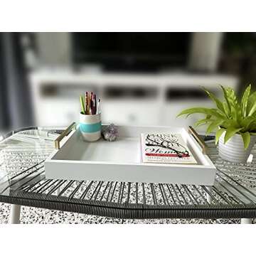 Crown Home & Living Ottoman Serving Tray - Handcrafted Elegance