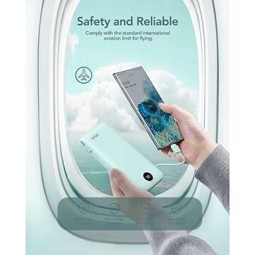 VRURC 20000mAh Power Bank, Fast Charging & Built-In Cables