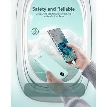 VRURC 20000mAh Power Bank, Fast Charging & Built-In Cables