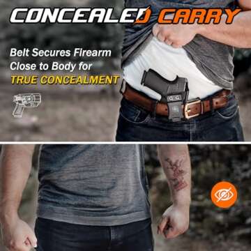 Amberide IWB KYDEX Holster Fit: Smith & Wesson M&P M2.0 9mm/.40 4" & 4.25" Barrel Pistol, Inside Waistband Concealed Carry, Adjustable Cant & 'Posi-Click' Retention, USA Made by Amberide