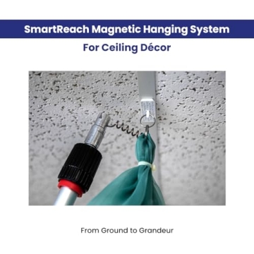 Revolutionary Magnetic Ceiling Décor Hanging System