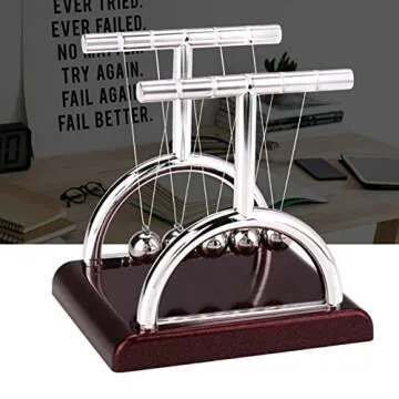 LIYJTK Newton's Cradle Physics Toy for Science Lovers