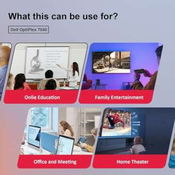 Dell OptiPlex 7040 Small Form Factor PC, Quad Core i3-6100, 16GB RAM, 512GB SSD, WiFi, Bluetooth, Wi...