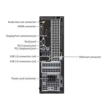 Dell OptiPlex 7040 SFF PC, Intel i5, 16GB RAM, 512GB SSD