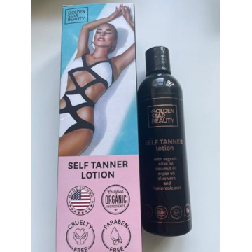 Self Tanner with Tanning Mitt - Organic & Natural Glow