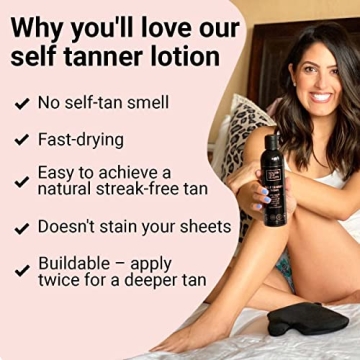 Self Tanner with Tanning Mitt - Organic & Natural Glow