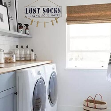 Lost Socks Laundry Sign Cute Laundry Room Decor