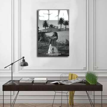 SZA Music Canvas Poster - 12x18 Unframed Art