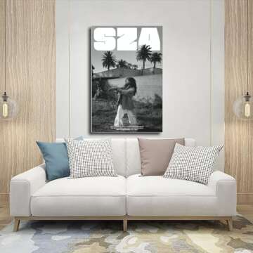 SZA Music Canvas Poster - 12x18 Unframed Art