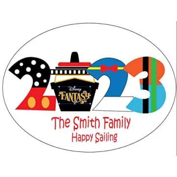 Personalized Cruise Door Magnet for Disney or Carnival