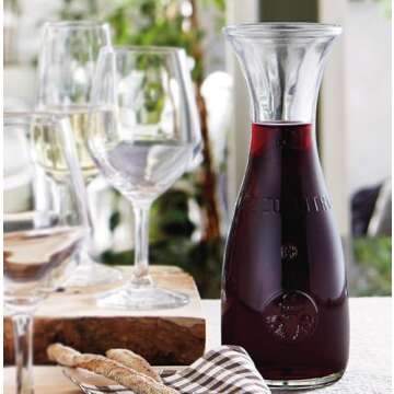 Bormioli Rocco Misura PZ Carafe - 17-Ounce Gorgeous Glassware