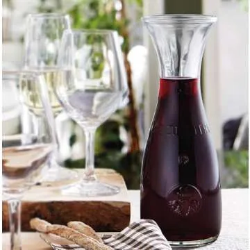 Bormioli Rocco Misura PZ Carafe - 17-Ounce Gorgeous Glassware