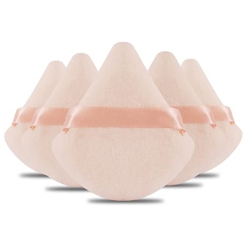 Daubigny 6 PCS Triangle Powder Puffs for Effortless Makeup Application