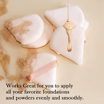 Flawless Daubigny Powder Puff Set for Makeup Application