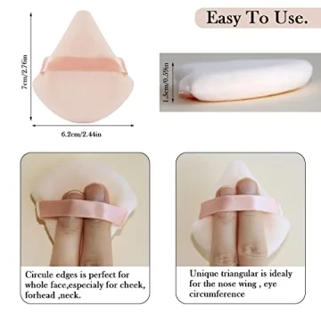 Flawless Daubigny Powder Puff Set for Makeup Application