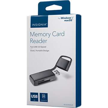 Insignia - USB 3.0 Memory Card Reader