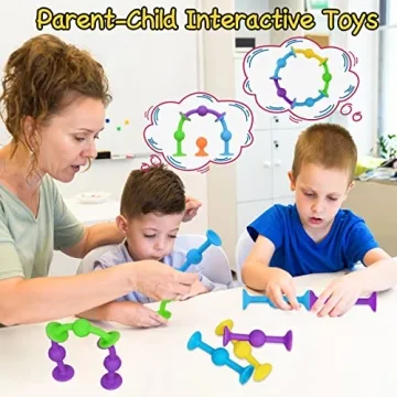 HugOutdoor 18 Pcs Suction Cup Toy Dart Set for Kids