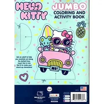 Hello Kitty - Lets Go! - Jumbo Coloring & Activity Book
